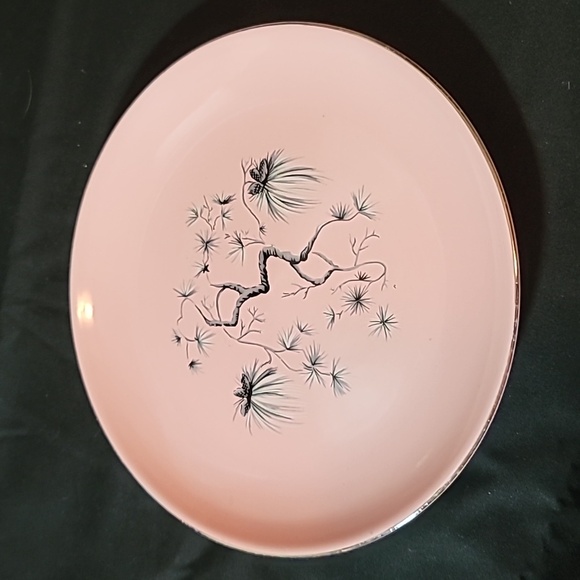 Bread & Butter Plate Dwark Pink Pine by Taylor, Mith & T (TS&T) Set of 4 - Picture 2 of 12